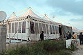 refugee camp at Hal Far, tent village, community tent