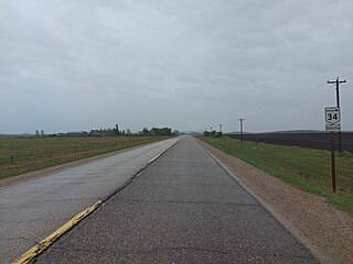 <span class="mw-page-title-main">Manitoba Highway 34</span> Provincial highway in Manitoba, Canada