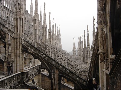 Sur les toits de la cathédrale