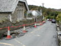 Outside Boscastle Primary School