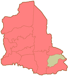 Political map of the Perm Governorate with the Kamyshlovsky Uyezd highlighted.