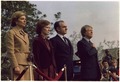 مع الرئيس الأمريكي جيمي كارتر وزوجته روزالين سميث كارتر 1977