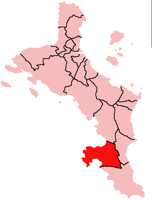 Harta provinciei Baie Lazare în cadrul Seychelles