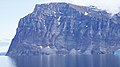 Qingaarsuaq, the northwestern cape and pillar, a breeding site for thousands of fulmars[4]