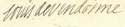 Louis Joseph's signature