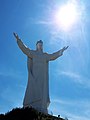 Christus-König-Statue in Świebodzin im Juni 2019