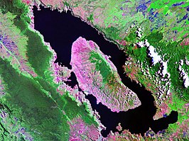 Landsat satellietfoto Tobameer