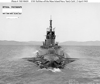 USS <i>Tullibee</i> (SS-284) Gato-class submarine