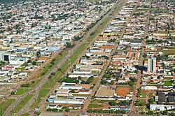 Aerial view of Vilhena