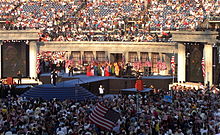 will.i.am performs "Yes We Can" during the final day of the 2008 Democratic National Convention in Denver, Colorado. Will.i.am DNC 2008.jpg