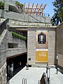 Entrance to the Getty Villa, setting the tone of an archaeological dig