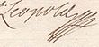 Signature de Léopold Ier