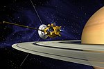 Cassini går in i bana runt Saturnus 2004