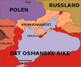 Plasseringa til Krim-khanatet