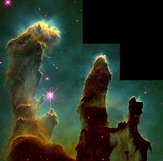 <i>Pillars of Creation</i> Astrophotograph by the Hubble Space Telescope