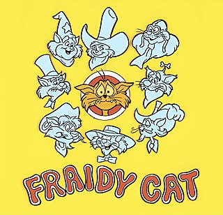 <i>Fraidy Cat</i> (TV series) 1975 American comical childrens cartoon