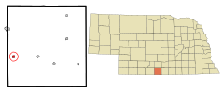 Location of Stamford, Nebraska