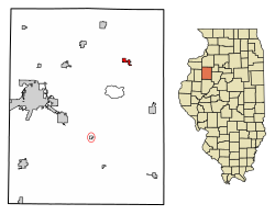 Location of Victoria in Knox County, Illinois