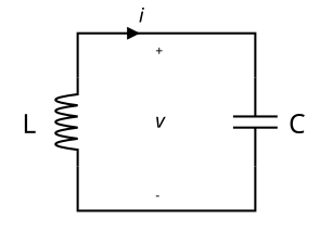 LC circuit diagram