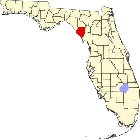 Localisation de Comté de Dixie(Dixie County)