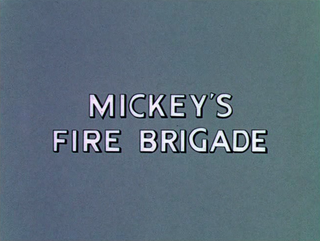 <i>Mickeys Fire Brigade</i> 1935 Mickey Mouse cartoon