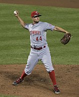 baseball pitcher throwing ball