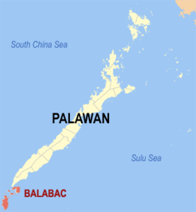 Mapa a pakabirukan ti Balabac