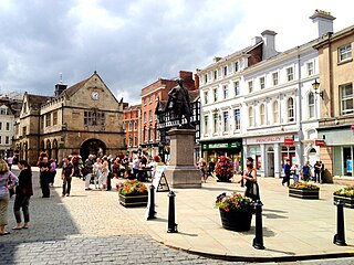 Shrewsbury County town of Shropshire, England