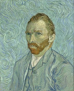 Self-portrait (1889) by Vincent van Gogh