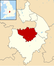 Shown within Warwickshire