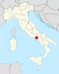 Provincia di Caserta – Localizzazione