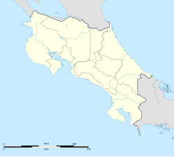 Zapote district location in Costa Rica