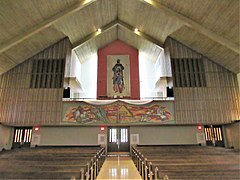 Main nave toward gallery