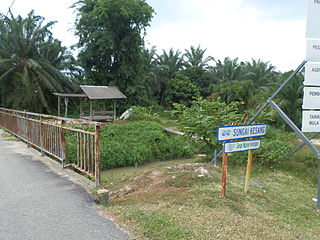 <span class="mw-page-title-main">Kesang River</span> River in Johor and Melaka, Malaysia