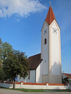 Eching, Freising Place in Bavaria, Germany