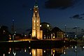 The lighthouse at night