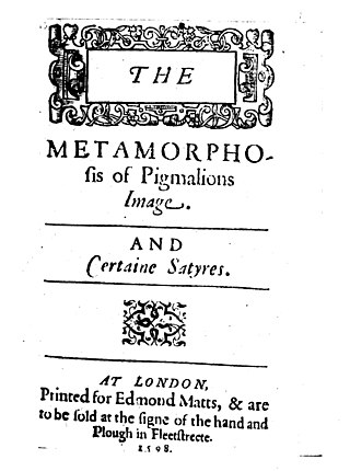 <span class="mw-page-title-main">John Marston (playwright)</span> 16th/17th-century English poet, playwright, and satirist