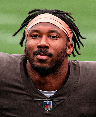 <span class="mw-page-title-main">Myles Garrett</span> American football player (born 1995)