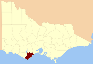 <span class="mw-page-title-main">County of Polwarth</span> Cadastral in Victoria, Australia