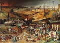 El trunfu de la Muerte (1562) por Pieter Brueghel el Viejo.