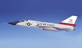 <span class="mw-page-title-main">Convair F-106 Delta Dart</span> US Air Force all-weather interceptor aircraft