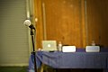 Image 1During panels at comic book conventions, the audience is sometimes invited to line up and ask questions using a dedicated microphone. (from Comic book convention)