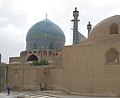 Masjed-e Shah seen from the streets at the back. Look at the girl cycling. It seems like everyone likes cycling in Esfahan !