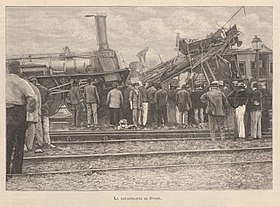 L'accident vu par Le Monde illustré du 12 août 1899.