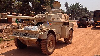 Chadian Eland on patrol in the Central African Republic