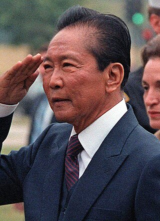 <span class="mw-page-title-main">Ferdinand Marcos</span> President of the Philippines from 1965 to 1986