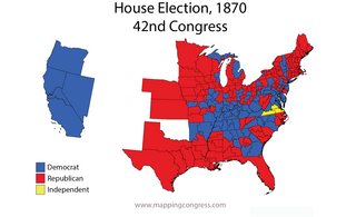 <span class="mw-page-title-main">1870–71 United States House of Representatives elections</span> House elections for the 42nd U.S. Congress