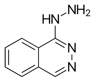 <span class="mw-page-title-main">Hydralazine</span> Anti-hypertension medication