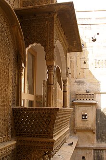 Haveli in the Jaisalmer fort Jaisalmer, India, Haveli.jpg