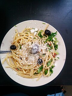 Magarina bulli served with salad and olives Magarina bulli.jpg